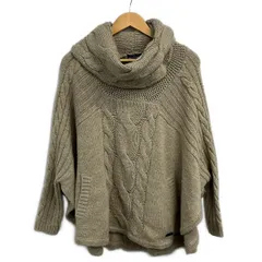 Burberry Blue Label(バーバリーブルーレーベル) 長袖セーター サイズ38 M レディース - ベージュ タートルネック