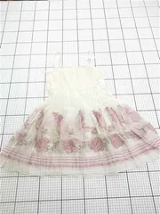 ◇ ⊂ レストローズ L'EST ROSE 7ES1070-2 花柄シフォンキャミワンピース レディース E  【1604030032483】