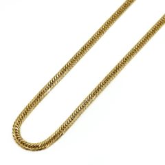 栄】ネックレス K18 6面トリプル 喜平 約18.4g 約45cm キヘイ イエロー 