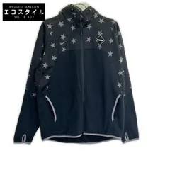 F.C.Real Bristol　エフシーリアルブリストル　×ナイキ 615028 ブラック 星柄 ジップパーカー　XLのサムネイル