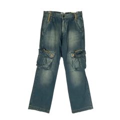 00s CLENCH JEANS 極太 バギーパンツ ダークグレー W40 - メルカリ