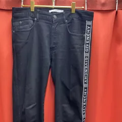 GIVENCHY ジバンシー　ジバンシィ　ロゴテープ　パンツ　スキニーパンツ　デニム　ジーパン　ブラック　30サイズのサムネイル