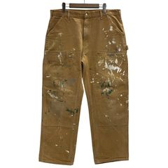RRL ダブルニー ダックパンツ ペインターパンツ ベージュ ペンキ加工 W29 RRL ダブルニー ダックパンツ ペインターパンツ ベージュ ペンキ加工