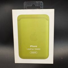 新品】純正 MagSafe対応 iPhoneレザーウォレット・サドルブラウン①