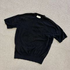 【美品古着】BARACUTA モックネック 半袖ニット XL 美品古着】BARACUTA モックネック 半袖ニット XL - メルカリ