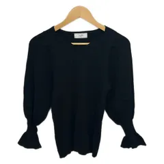 SLOBE IENA(スローブイエナ) 長袖セーター レディース美品  - 黒 Vネック