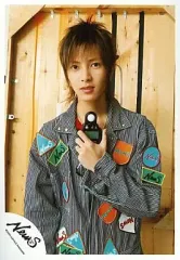 【中古】生写真(ジャニーズ) 山下智久/上半身/つなぎ/背景木のドアのサムネイル