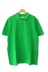 ボッテガヴェネタ BOTTEGA VENETA Piquet Short-Sleeve Polo Shirt ピケ ロゴ刺繍 半袖 ポロシャツ 2021 664260 V01G0 XL 緑グリーン ブランド古着ベクトル 中古☆AA★250921のサムネイル