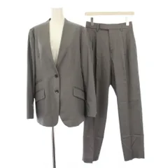 バーニーズニューヨーク BARNEYS NEW YORK スーツ ノーカラージャケット パンツ スラックス 36 グレー /KHのサムネイル