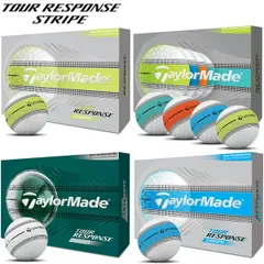 テーラーメイド ツアーレスポンス ストライプ ゴルフボール 1ダース(12個入り) Taylor Made TOUR RESPONSE STRIPEのサムネイル