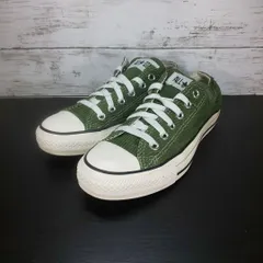 converse ALL STAR WASHEDCORDUROY OX ウォッシュド コーデュロイ オックス グリーン 緑 24cm 1SC633 L07958