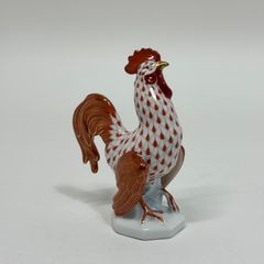 ヘレンド コブラ フィギュリン レッド フィッシュネット 陶器 HEREND 蛇 ヘレンド コブラ フィギュリン レッド フィッシュネット 陶器 HEREND