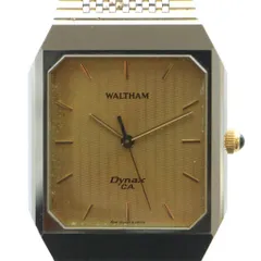 ウォルサム WALTHAM Dynax C.A. ダイナックス 腕時計 ウォッチ クォーツ レクタンギュラー ゴールドカラー 金色 ■GY18 /MQのサムネイル