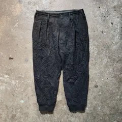 Yohji Yamamoto POUR HOMME 19aw シワ加工フラノリブパンツ ヨウジヤマモトプールオム 2019aw HJ-P14-103のサムネイル