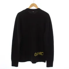 オーエーエムシー OAMC ニット セーター クルーネック 長袖 バックロゴ M 黒 ブラック 茶 ブラウン OAMT750467 /YTのサムネイル