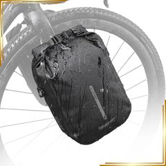 RhinoWeld 自転車 フォークバッグ 取付具付 ラック不要完全防水4Lペア