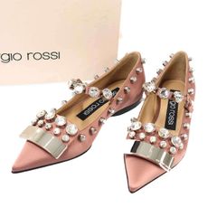 Sergio Rossi sr1 ピンクベージュ 35.5 - メルカリ