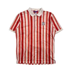 BEAMS GOLF ビームスゴルフ ストライプ 半袖 ポロシャツ M/メンズのサムネイル