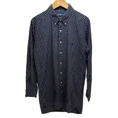 【中古品】 RALPH LAUREN ラルフローレン 90S PONY EMBROIDERY BLAKE LS BD CHECK SHIRT ブレイク 長袖 シャツ 【146-260520-yt-02-fur】