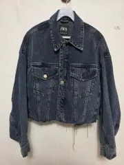 ザラ デニム クロップド ジャケット デニムジャケット