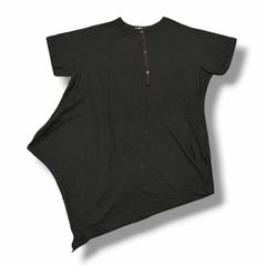 Yohji Yamamoto POUR HOMME ヘンリーネックTシャツ 半袖カットソー