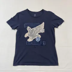 S) A|X アルマーニ エクスチェンジ ヴィンテージ パッチ 半袖 Tシャツ
