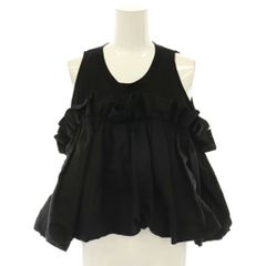 COMME des GARCONS ノースリーブ リボン装飾 ブラック S - メルカリ