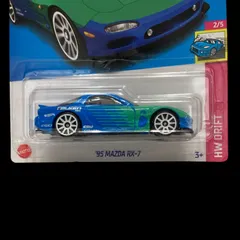 【ホットウィール】マツダ RX-7 ／FD3S (グリーン(ファルケン)）【未開封・新古品／状態ランクA】 FALKEN MAZDA RX-7 「HW DRIFT」のサムネイル