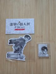 一番くじ 進撃の巨人 クリアポスター ティーカップセット おまけ付き