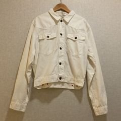 エルメス Gジャン セリエ ボタン ホワイト デニム ジャケット ブルゾン 