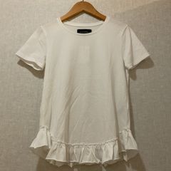 YOKO CHAN ヨーコチャン ペプラムトップス ホワイト 訳あり - メルカリ