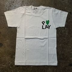 PLAY COMME des GARÇONS T-shirt 半袖 White - メルカリ