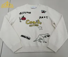 COACH キャンバス スケッチプリント クルーネック セーター レディース コーチのサムネイル