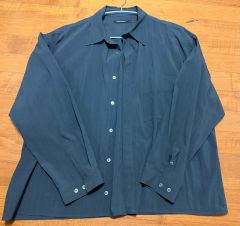 come des garcons homme ギャルソン 開襟シャツ navy - メルカリ