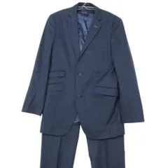 BURBERRY BLACK LABEL バーバリーブラックレーベル スーツ セットアップ テーラードジャケット スラックス トラウザー パンツ ネイビー 38R メンズ 【中古】