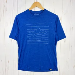 ✉️Men's XS ブルー系 2020 Patagonia ( パタゴニア ) キャプリーン クール デイリー グラフィック シャツ Capilene Cool Daily Graphic Shirt UESX ポリエステル ウェア トップ