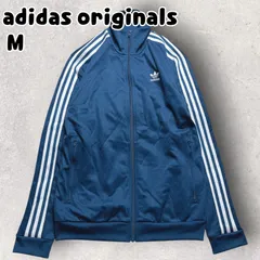 K adidas originals アディダス オリジナルス トレフォイルロゴ ベッケンバウアー トラックトップ ブルー M