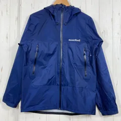 ✉️Men's M ネイビー系 Montbell ( モンベル ) レイントレッカー ジャケット Rain Trekker Jacket インディゴ ナイロン ウェア トップス アウター ジャケット レインシェル z00057712 インディ