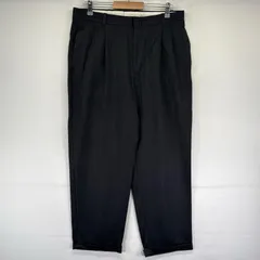 古着 エルエルビーン L.L.Bean パンツ スラックス ツータック テーパード ウール 長ズボン W35  ブラック系 メンズのサムネイル