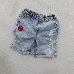 100 BEBE DE PINO ベベデピノ デニム ハーフパンツ 0508T