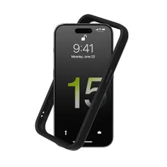 RHINOSHIELD [iPhone 15 Pro Max] CrashGuard バンパー ケース 耐衝? 米軍MIL規格 衝撃吸収 傷 指紋 防止 薄型 軽量 SGS認証 - ブラックma d57a8efe