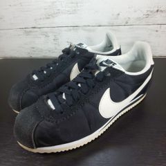 807472-011 NIKE CORTEZ NYLON 黒白 27.5cm - メルカリ
