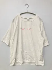 刀剣乱舞 Tシャツ/カットソー M ホワイト 前面プリント バックプリント ミドル丈 半袖 クルーネック(丸首) レディース