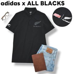 希少、現地購入】adidas ラガーシャツ ALL BLACKS 2015 - メルカリ