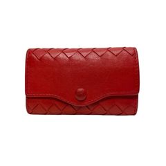 ボッテガヴェネタ キーケース BOTTEGA VENETA 赤 - メルカリ