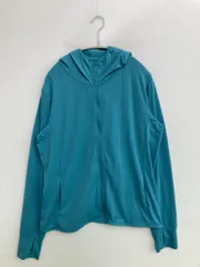 UNIQLO ユニクロ パーカー XL スカイブルー 無地 ジップアップ 長袖 レディース