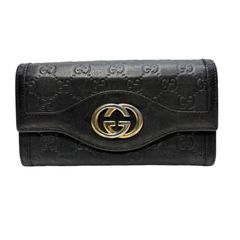 GUCCI インターロッキング 長財布 GG シマ2つ折り財布 0420-② - メルカリ