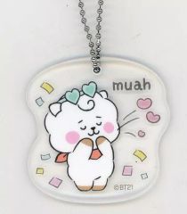 [중고]키 홀더 RJ(진) 오리지널 아크릴 키 홀더 [BT21] 패밀리 마트 한정 Part6