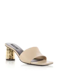ジバンシー レディース シューズ サンダル ヒール Givenchy Womens Tape Heel Mule Sandals Beige ベージュのサムネイル
