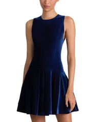 アリスアンドオリビア レディース トップス ワンピース ノースリーブ Alice and Oliviadley Sleeveless Dress Dark Midnight Blue ブルー